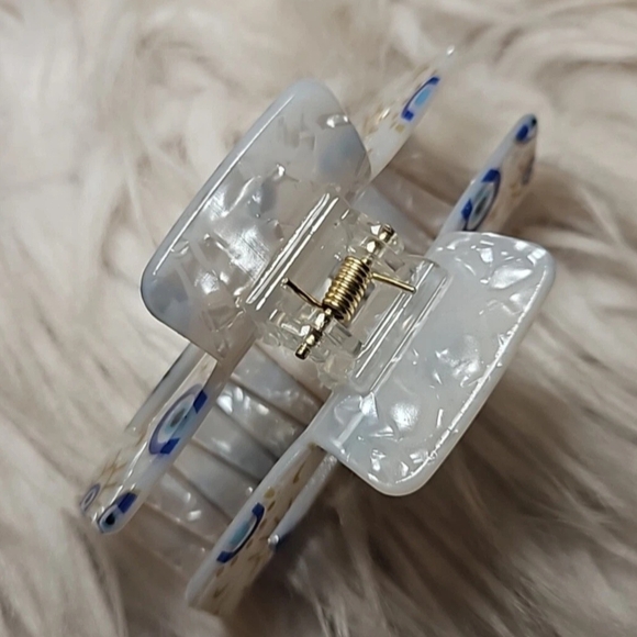 Evil Eye Celestial Hair Claw Clip - Golden Glow Energy - Picture 4 of 5